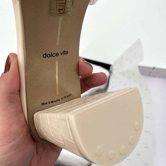 DOLCE VITA New in Box Priana Heels in Cream // 9 - Picture 14 of 14